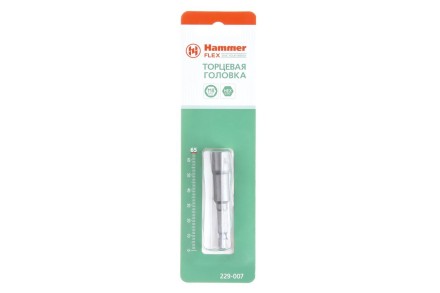 Головка HAMMER размер 8мм, H 65мм, S 1/4&#039;&#039; (229-007 PS HX) купить в Надыме