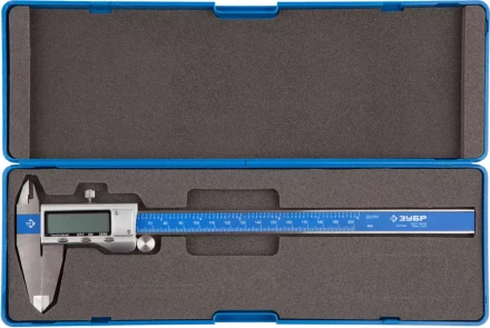 Штангенциркуль ЗУБР "ЭКСПЕРТ", ШЦЦ-I-200-0,01,цифровой, нерж. сталь, металлический корпус,200мм, шаг измерения 0,01мм 34463-200 купить в Надыме