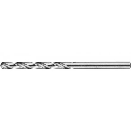 Сверло ЗУБР "ЭКСПЕРТ"  по металлу, цилиндрический хвостовик, быстрорежущая сталь Р6М5, класс точности А1, 4,2х75мм 4-29625-075-4.2 купить в Надыме