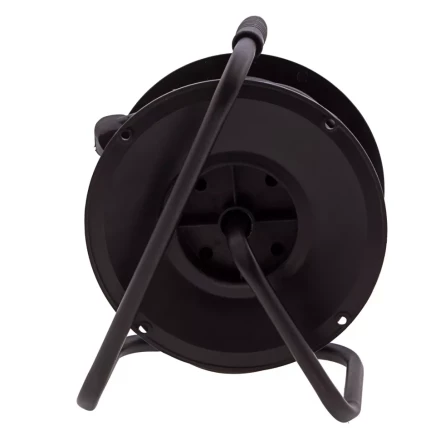 Удлинитель силовой 50 м, 16А, тип УХ10, ПВС, на кабельной катушке, 4 розетки без заземления Сибртех 95865 купить в Надыме