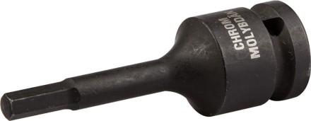 Торцовая головка KRAFTOOL &quot;INDUSTRIE QUALITAT&quot; ударная (1/2&quot;), HEX, Cr-Mo, фосфатированная, H7 27950-07 купить в Надыме