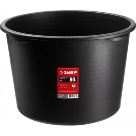 Кадка ЗУБР "ЭКСПЕРТ" строительная пластмассовая, 90л 06095-90_z03 купить в Надыме