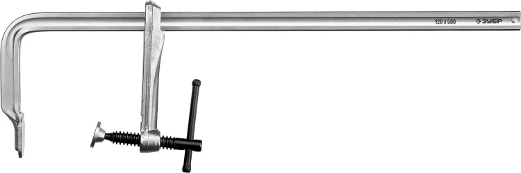 ЗУБР КС-500/120, F, 500 х 120 мм, цельнокованая струбцина, Профессионал (32157-120-500) купить в Надыме