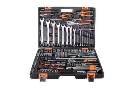 Набор инструментов, 1/2", 1/4", CrV, в кейсе 151 предмет Вихрь 73/6/7/9 купить в Надыме