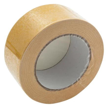 Лента клейкая двусторонняя, 50 мм х 25 м, на тканевой основе Сибртех 888135 купить в Надыме