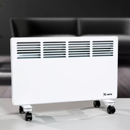 Конвектор электрический КМ-1500.2, 230 В, 1500 Вт, X-образный нагреватель, колеса, термостат // MTX 98125 купить в Надыме