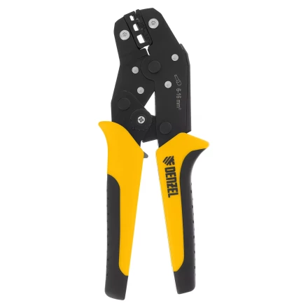 Клещи для обжима наконечников штыревых НШВ, НШВИ, НШВИ-2, 6-16 мм2 Denzel 17744 купить в Надыме