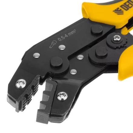 Клещи для обжима наконечников штыревых НШВ, НШВИ, НШВИ-2, 6-16 мм2 Denzel 17744 купить в Надыме