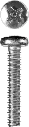 Винт ЗУБР "МАСТЕР" DIN 7985, класс прочности 4.8, оцинкованный, M6x35мм, 5кг 303150-06-035 купить в Надыме