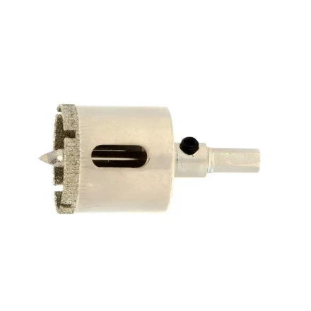 Сверло по керамической плитке и стеклу Сибртех, 30 х 55 мм, шестигранный хвостовик, с центрующим сверлом, 72716 купить в Надыме