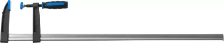 Струбцина ЗУБР "ПРОФЕССИОНАЛ", тип "F", двухкомпонентная ручка, стальная закаленная рейка, 120х800мм 32155-120-800 купить в Надыме