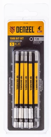 Бита T20x100 мм, 5 шт. Denzel 7711330 купить в Надыме