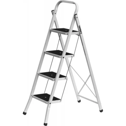 Лестница-стремянка СИБИН стальная c широкими ступенями, 4 ступени 38807-04 купить в Надыме