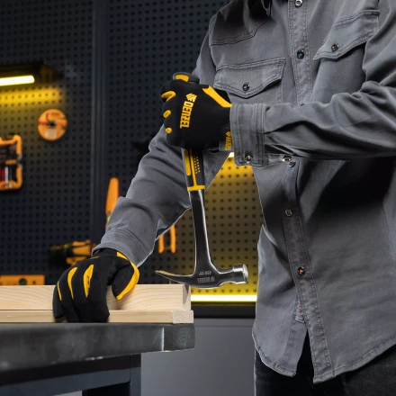 Молоток-гвоздодер 450 г Denzel, цельнометаллический, двухкомпонентная рукоятка, 10423 купить в Надыме