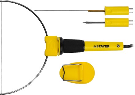 Прибор STAYER MASTER MAXtermo для художественной резки пенопласта, пластика, 3 насадки, 7Вт 45257-H3 купить в Надыме