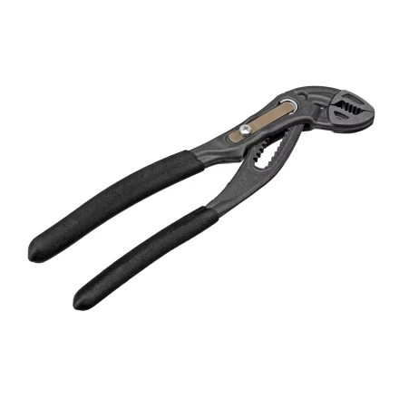 Клещи переставные Denzel 17905, кнопочный механизм, обливные рукоятки, 180 мм купить в Надыме