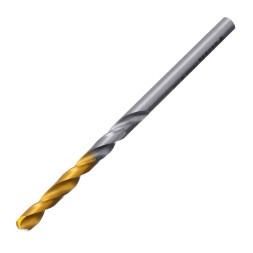 Сверло спиральное по металлу Denzel 4 x 75 мм, Р6М5, Golden Tip, 718229