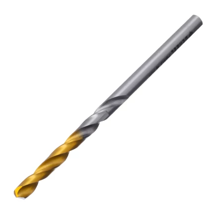 Сверло спиральное по металлу Denzel 4 x 75 мм, Р6М5, Golden Tip, 718229 купить в Надыме