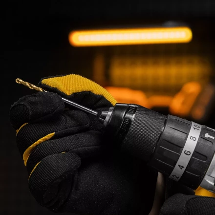 Сверло спиральное по металлу Denzel 4 x 75 мм, Р6М5, Golden Tip, 718229 купить в Надыме