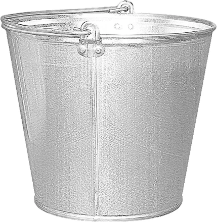 Ведро,15 л, оцинкованное  Россия 67592 купить в Надыме