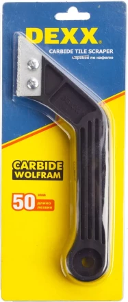 Скребок DEXX по кафелю с карбидным напылением, 1 лезвие 33413 купить в Надыме