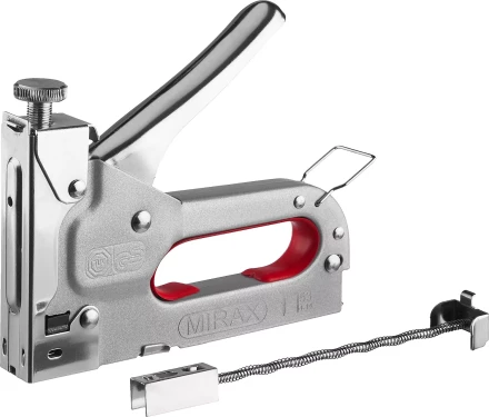 Степлер с регулировкой силы удара, металлический корпус, для тонкой скобы тип 53 (4-14 мм), MIRAX 3144 купить в Надыме