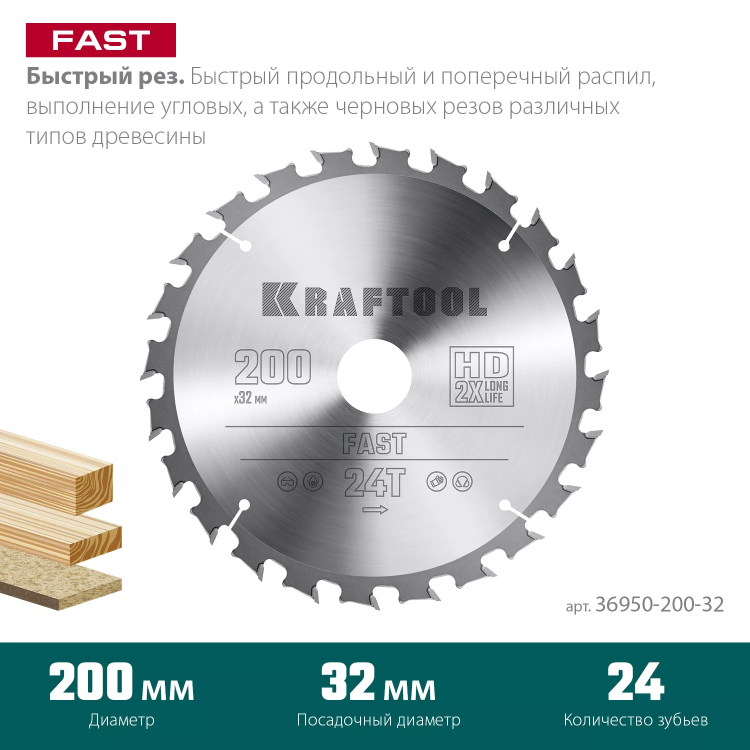 Диск пильный FAST, повышенный ресурс 36950-200-32 купить в Надыме