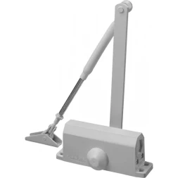 Доводчик дверной ЗУБР "ПРОФЕССИОНАЛ", для дверей массой до 80 кг, цвет белый 37911-80