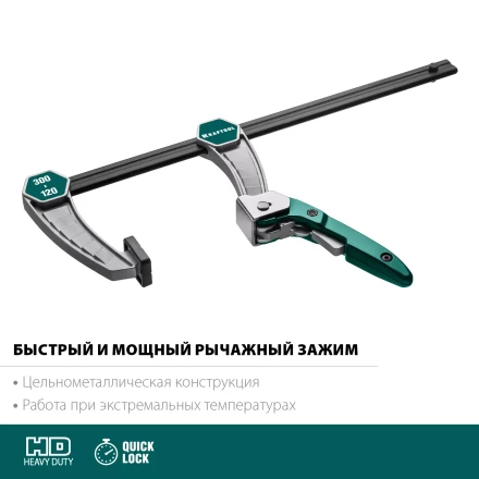 Струбцина KL-xx тип F, быстрозажимная 32019-120-300 купить в Надыме