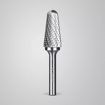 Зубр Твердосплавная борфреза L - конус с закругленным углом 28°, 16 х 33 мм, радиус 4.5 мм (28810-16-33) купить в Надыме