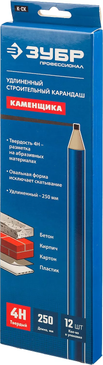Карандаш разметочный удлиненный каменщика серия ПРОФЕССИОНАЛ купить в Надыме