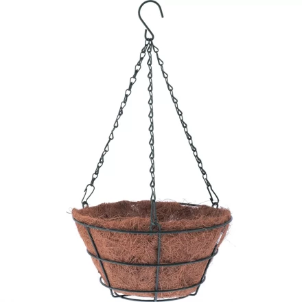 Кашпо подвесное с вкладышем из коковиты конус d35см PALISAD 69022 купить в Надыме