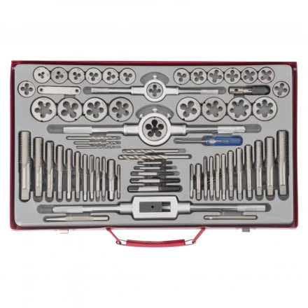 Набор метчиков и плашек М2-М20 65 шт металлический кейс Matrix 773065 купить в Надыме