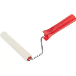 Мини-валик ЗУБР "ЭКСПЕРТ" "ВЕЛЮР", 100% шерсть, ворс 4мм, ручка 6мм, d=15/150мм 03536-15