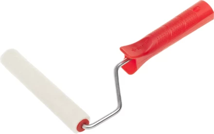 Мини-валик ЗУБР "ЭКСПЕРТ" "ВЕЛЮР", 100% шерсть, ворс 4мм, ручка 6мм, d=15/150мм 03536-15 купить в Надыме