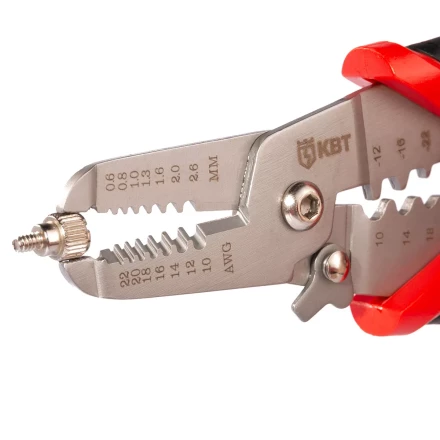 Многофункциональный стриппер КВТ WSS-01 для снятия изоляции с проводов 0.35–6.0 мм (102398) купить в Надыме