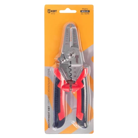 Многофункциональный стриппер КВТ WSS-01 для снятия изоляции с проводов 0.35–6.0 мм (102398) купить в Надыме