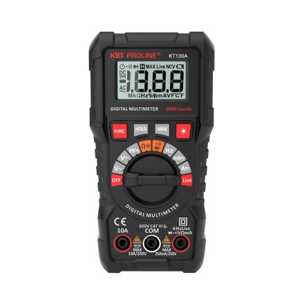 Мультиметр цифровой КВТ KT 130A с автоматическим выбором пределов измерений (88549) купить в Надыме