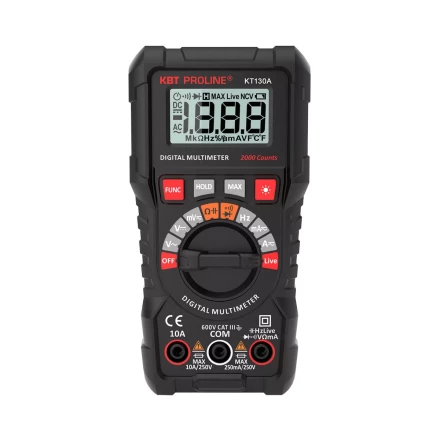 Мультиметр цифровой КВТ KT 130A с автоматическим выбором пределов измерений (88549) купить в Надыме