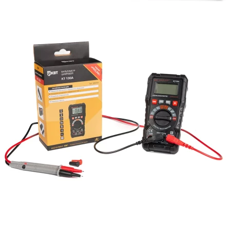 Мультиметр цифровой КВТ KT 130A с автоматическим выбором пределов измерений (88549) купить в Надыме