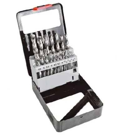 Набор сверл по мет 1,0-10,0мм 19шт белые, мет. коробка Кратон 1 05 01 013 купить в Надыме