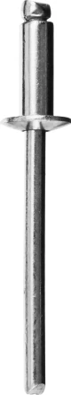 Заклепки ЗУБР из нержавеющей стали, 4,8x16мм, 500шт 31315-48-16 купить в Надыме