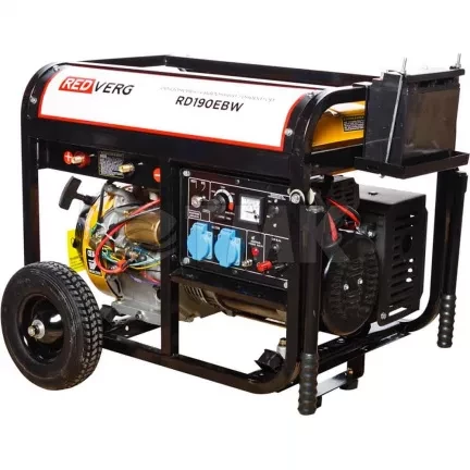 Генератор бензиновый сварочный RD190EBW RedVerg купить в Надыме
