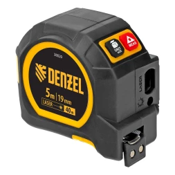 Лазерный дальномер с рулеткой LT-40, 5м x 19 мм, дальномер 40м, автомат. фиксация// Denzel 38020