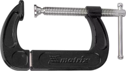 Струбцина G-образная, многоразмерная, поступенчатая регулировка, 3"-6" MATRIX PROFESSIONAL 20612 купить в Надыме