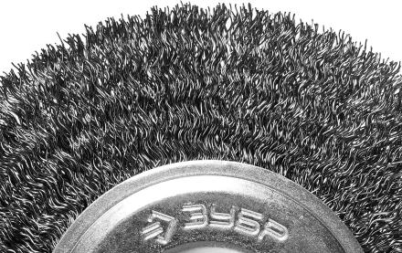 ЗУБР "ПРОФЕССИОНАЛ". Щетка дисковая для точильно-шлифовального станка, витая стальная проволока 0,3мм, 150х12,7мм 35185-150_z02 купить в Надыме