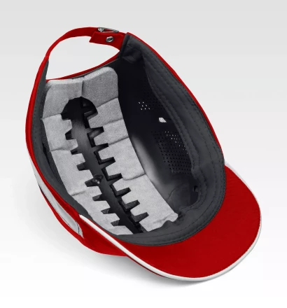 ЗУБР БИНОМ, красная, ударопрочный корпус, укороченный козырёк 55мм, размер от 54 до 59см, защитная каскетка, Профессионал (11096) купить в Надыме