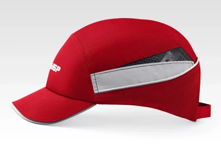 ЗУБР БИНОМ, красная, ударопрочный корпус, укороченный козырёк 55мм, размер от 54 до 59см, защитная каскетка, Профессионал (11096) купить в Надыме