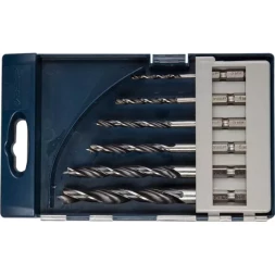 ЗУБР "ЭКСПЕРТ". Набор сверл по дереву, М-образная заточка, шестигранный хвостовик 1/4", 6шт, 3-4-5-6-8-10 мм 29423-H6