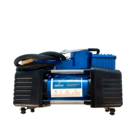 Автомобильный компрессор VARTEG VRT-60 с набором аксессуаров купить в Надыме